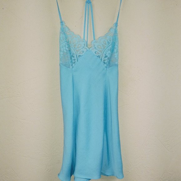 Jezebel Other - Vintage Blue Jezebel Nightie Womens S NWOT